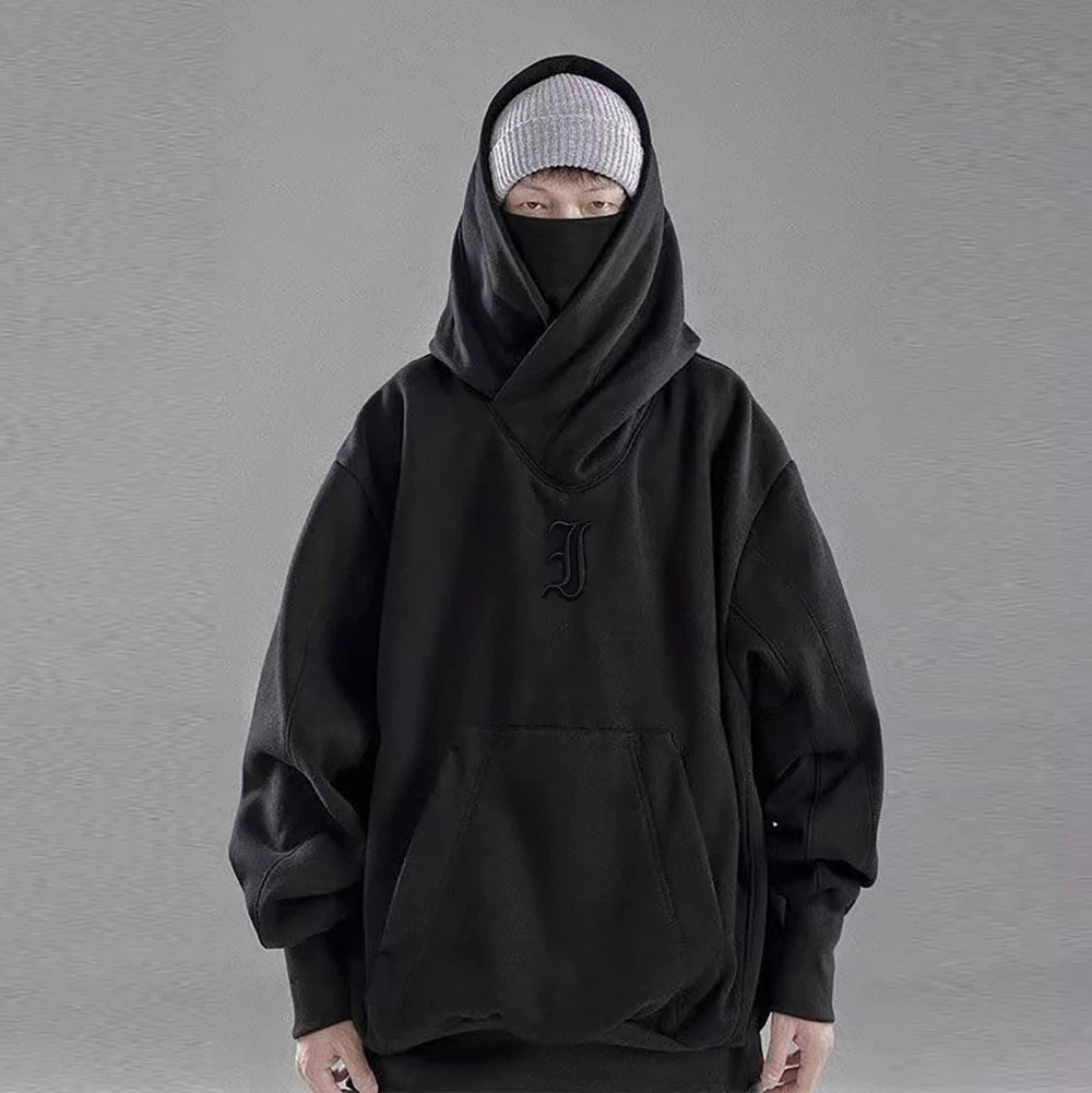 Cyber Punk  Oversized Collar Hoodie