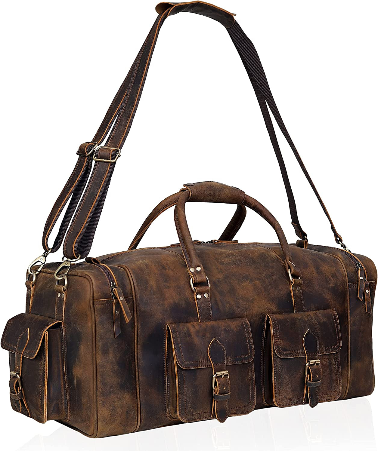 Limitless Large Leather Duffel Bag