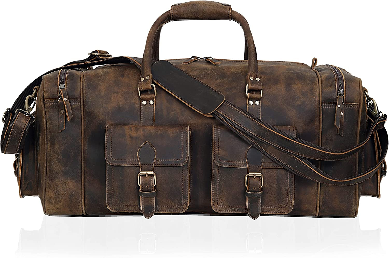 Limitless Large Leather Duffel Bag