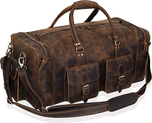 Limitless Large Leather Duffel Bag